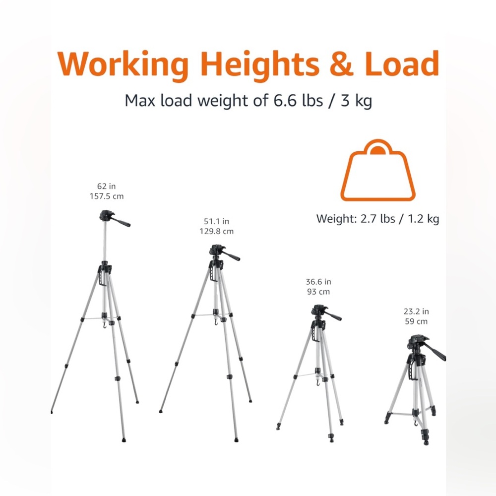 60-inch Tripod - Picture 3 of 5
